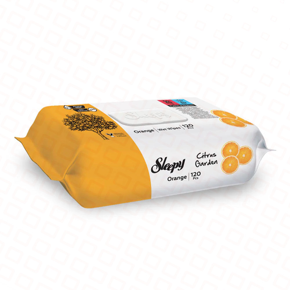 NƏM SALFET SLEEPY PORTAĞAL (ORANGE) (120 ƏDƏD)