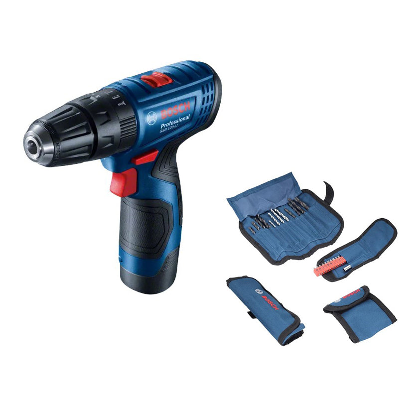 BATAREYALI DREL BOSCH 12V GSB 120-LI AKSESUAR SETİ– Omid