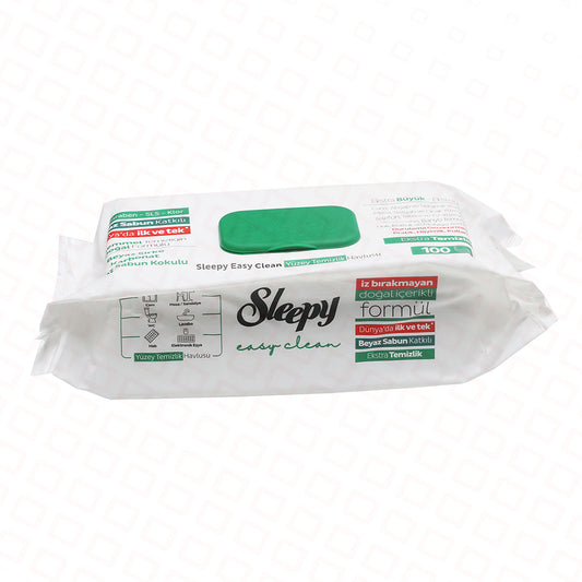 SƏTH TƏMİZLƏYİCİ NƏM SALFET SLEEPY YAŞIL (100 ƏDƏD)
