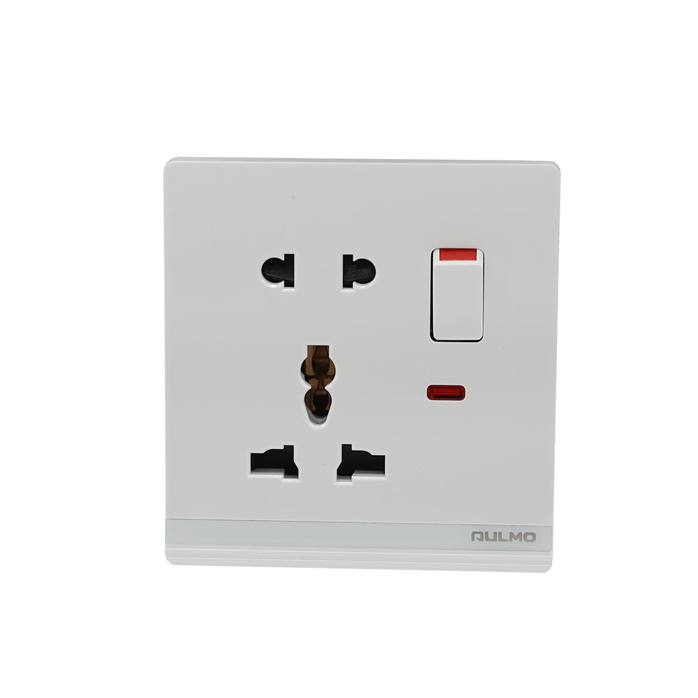 AULMO PEARL WHITE LED 5HOLE1 SOCKET+1 MULTIPLEXER+1SWITCH– Omid