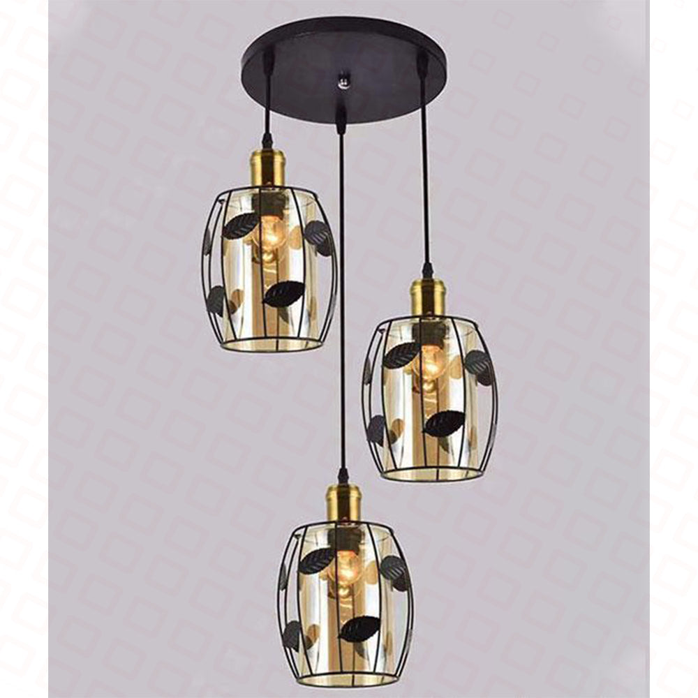 SPARKLED ASMA ÇİLÇIRAQ 3LÜ METAL E27 IP20 C-550-3