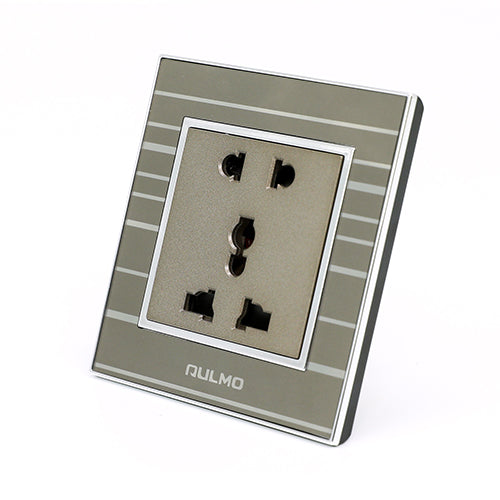 AULMO GREY LINE 1 SOCKET + 1 MULTI-SOCKET– Omid