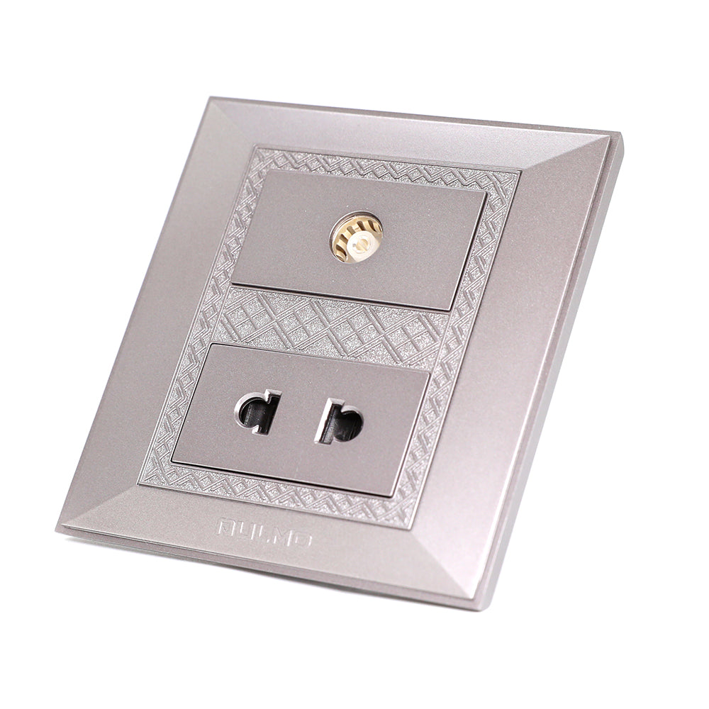 AULMO NEBULA ASH 1 TV + 1 SOCKET– Omid