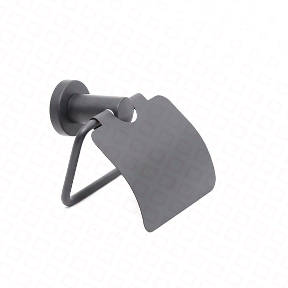 TUALET KAĞIZI ASILQANI BGL 8733 DİVARÜSTÜ QAPAQLI SS304 QARA