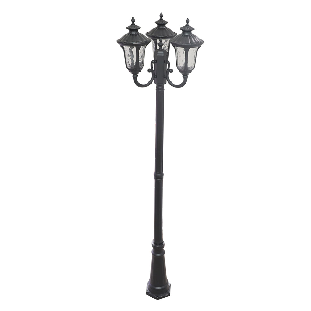 KÜÇƏ İŞIĞI DİRƏK 9078M/3T/2.5M/BK 3 FƏNƏRLİ 2.5M QARA