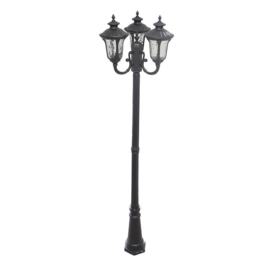 KÜÇƏ İŞIĞI DİRƏK 9078M/3T/2.5M/BK 3 FƏNƏRLİ 2.5M QARA