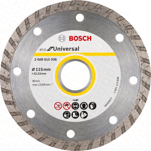 DİSK ALMAZ KƏSİCİ BOSCH ECO TURBO 115X22.23MM