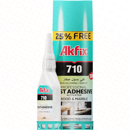 MƏRMƏR QRANİT YAPIŞDIRICISI AKFİX 710 MDF 100GR+400ML