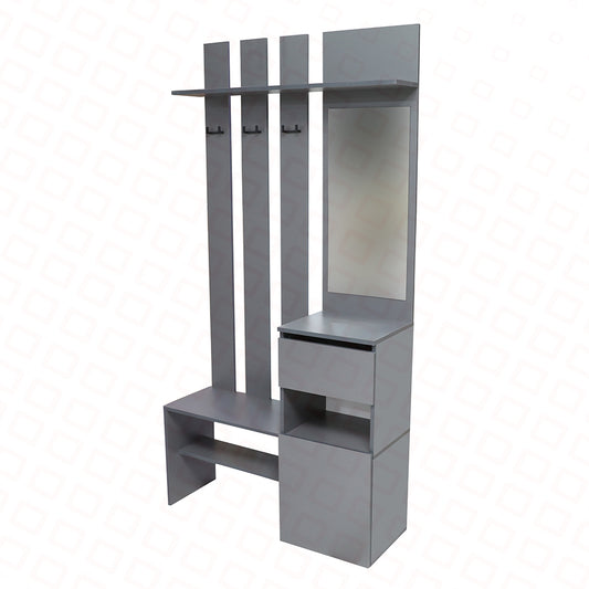 DƏHLİZ RƏFİ MODUL SİSTEMİ "DENVER" GÜZGÜLÜ QRAFİT