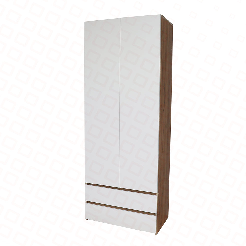 ŞKAF MODUL SİSTEMİ "NEKST 1" 2 QAPILI SİYİRMƏLİ PALID/AĞ