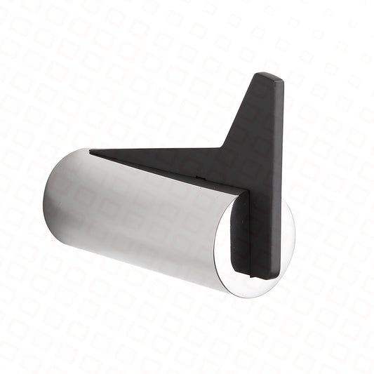 HANGER BGL WALL-MOUNTED SINGLE HOOK CHROME-BLACK