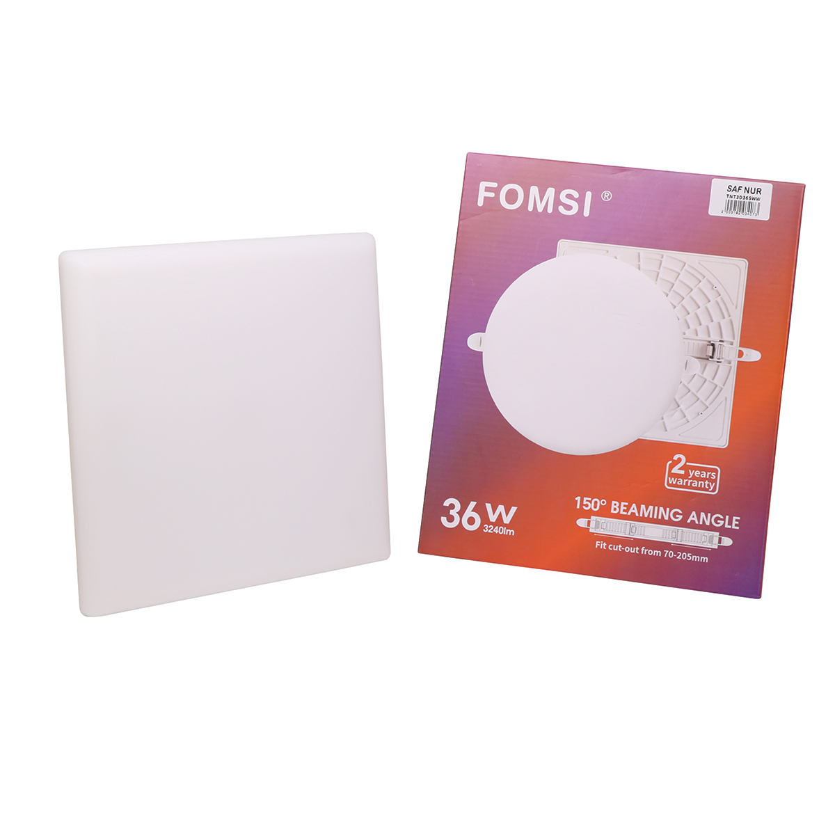 LED SPOT FOMSİ SMD TƏNZİMLƏYİCİLİ 3D 36 W*226 MM WW