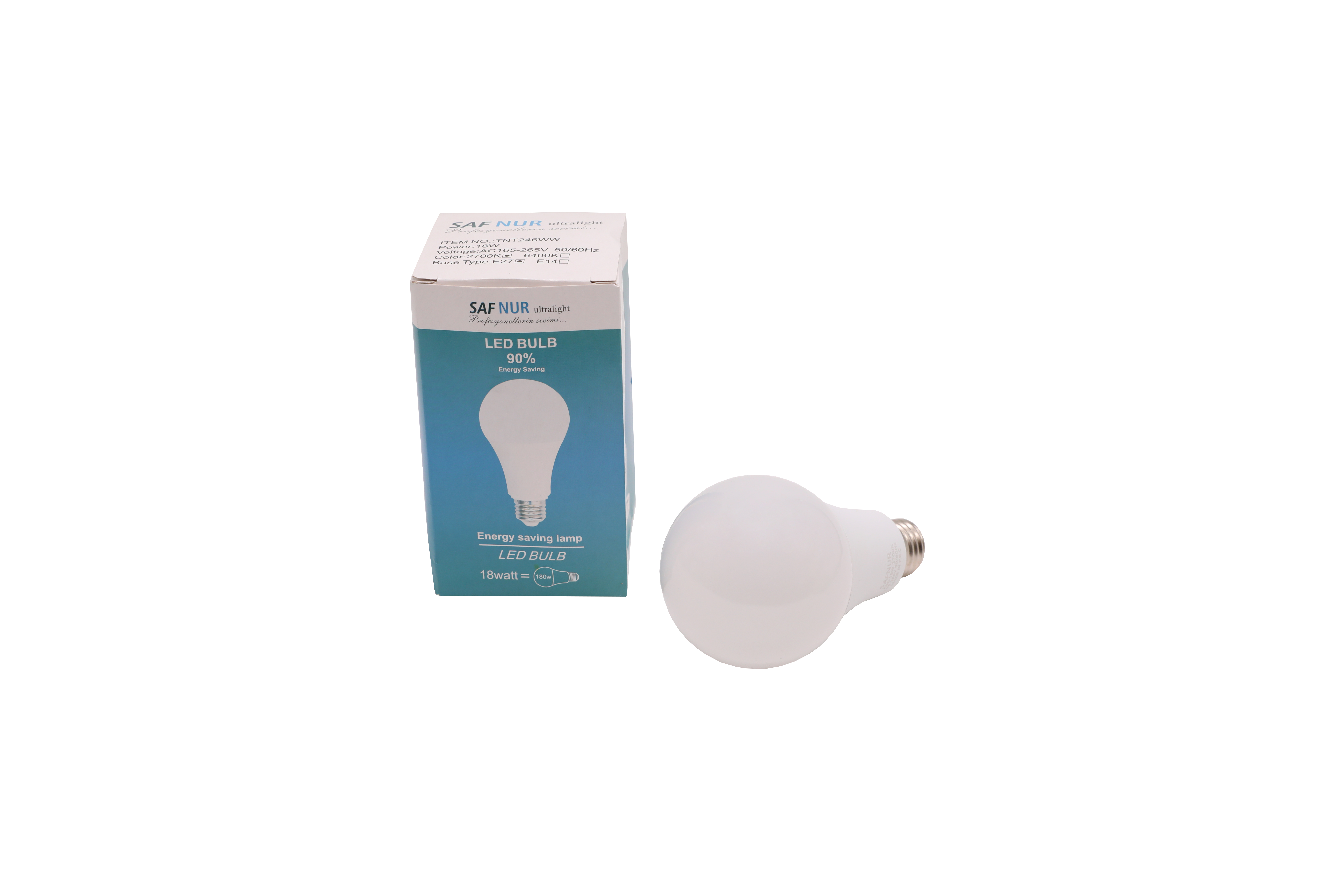 LAMPA BULB 18W E27 2700 SAFNUR TNT246WW