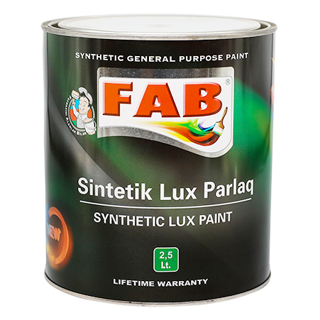 FAB LÜKS PARLAQ BOYA AĞ 2,5 L