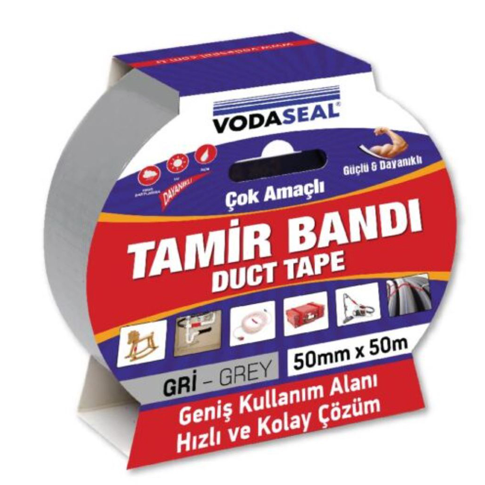 VODASEAL TƏMİR BANTI 50MM*25M BOZ