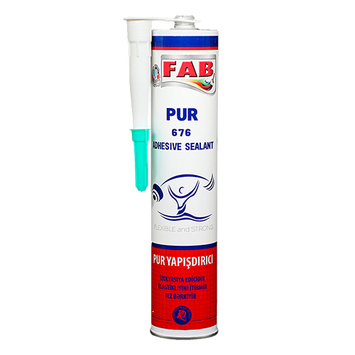 FAB PUR 676 PU DƏMİR YAPIŞDIRICISI 310 ML QARA PA-4512