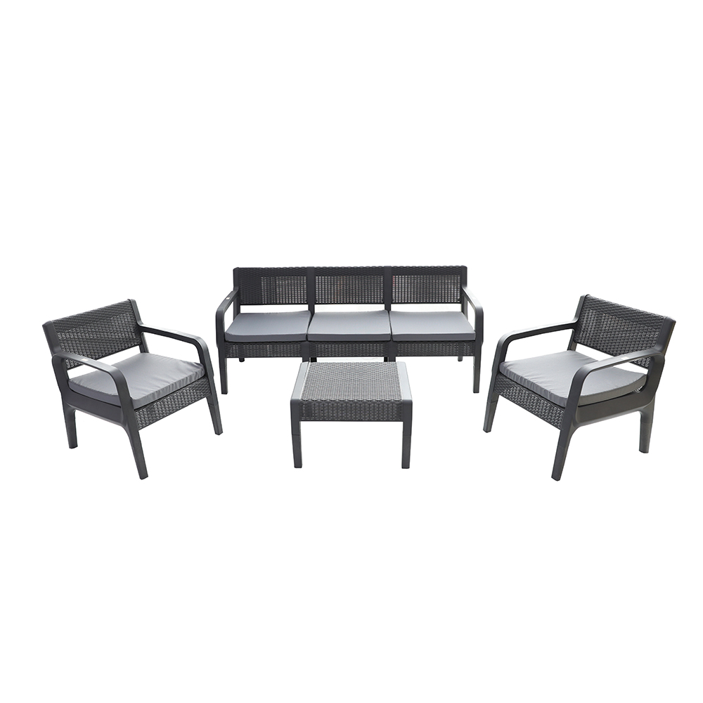 OTURACAQ DƏSTİ RATTAN SÖNMEZ 914 LATTE 5 NƏFƏRLİK