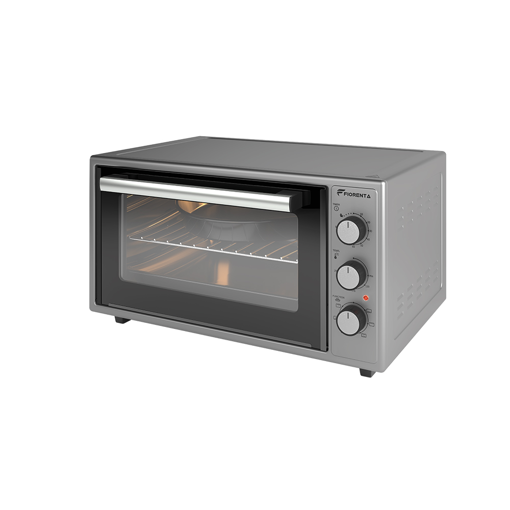 SOBA FIORENTA 37300 SILVER 37L 1400W TƏK ŞÜŞƏ TAYMER GÜMÜŞÜ