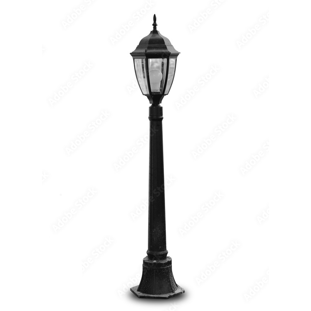KÜÇƏ İŞIĞI DİRƏK ALU 115SM QARA 9005-W/200A/BK