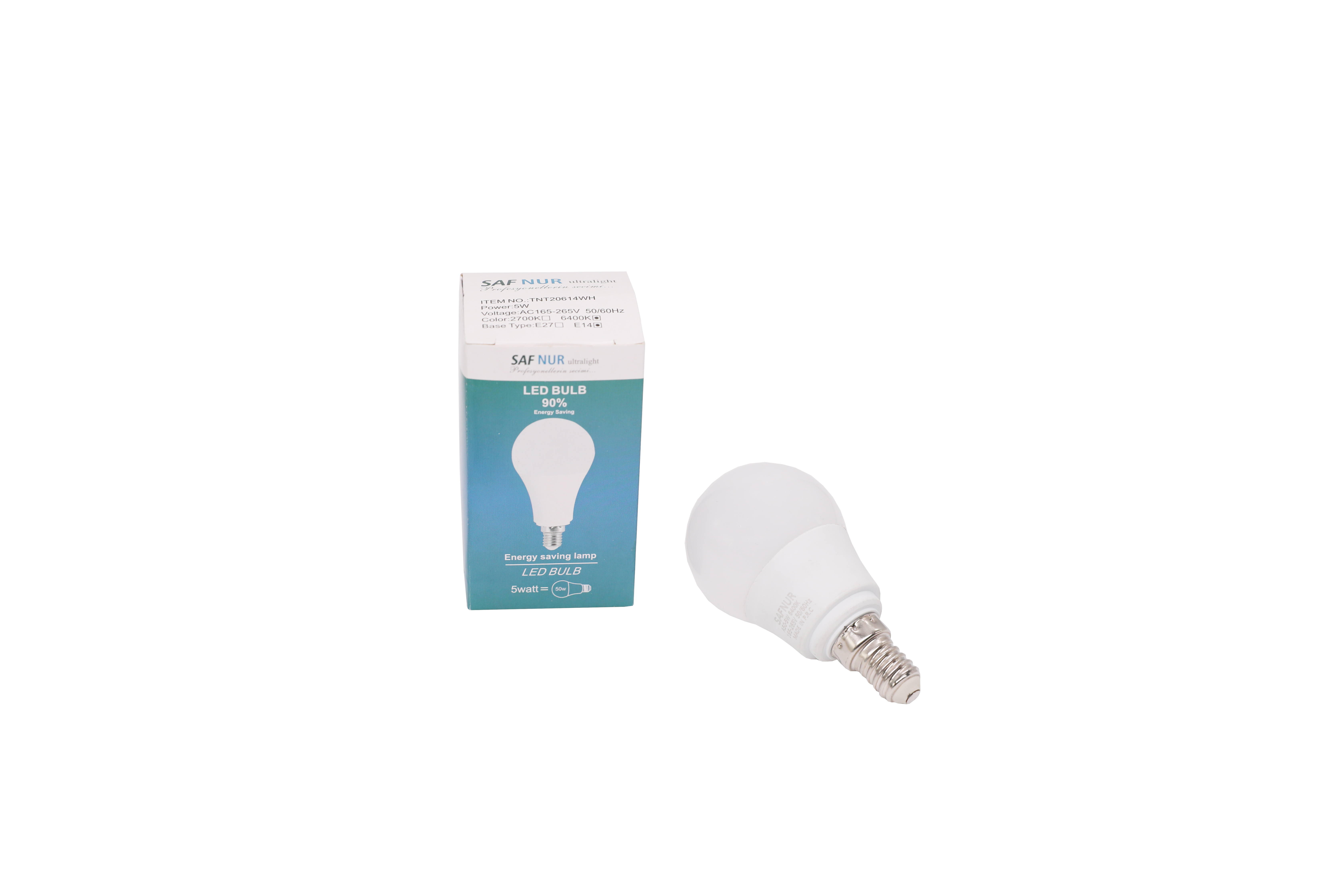 LAMPA BULB SAFNUR 5W E14 WH