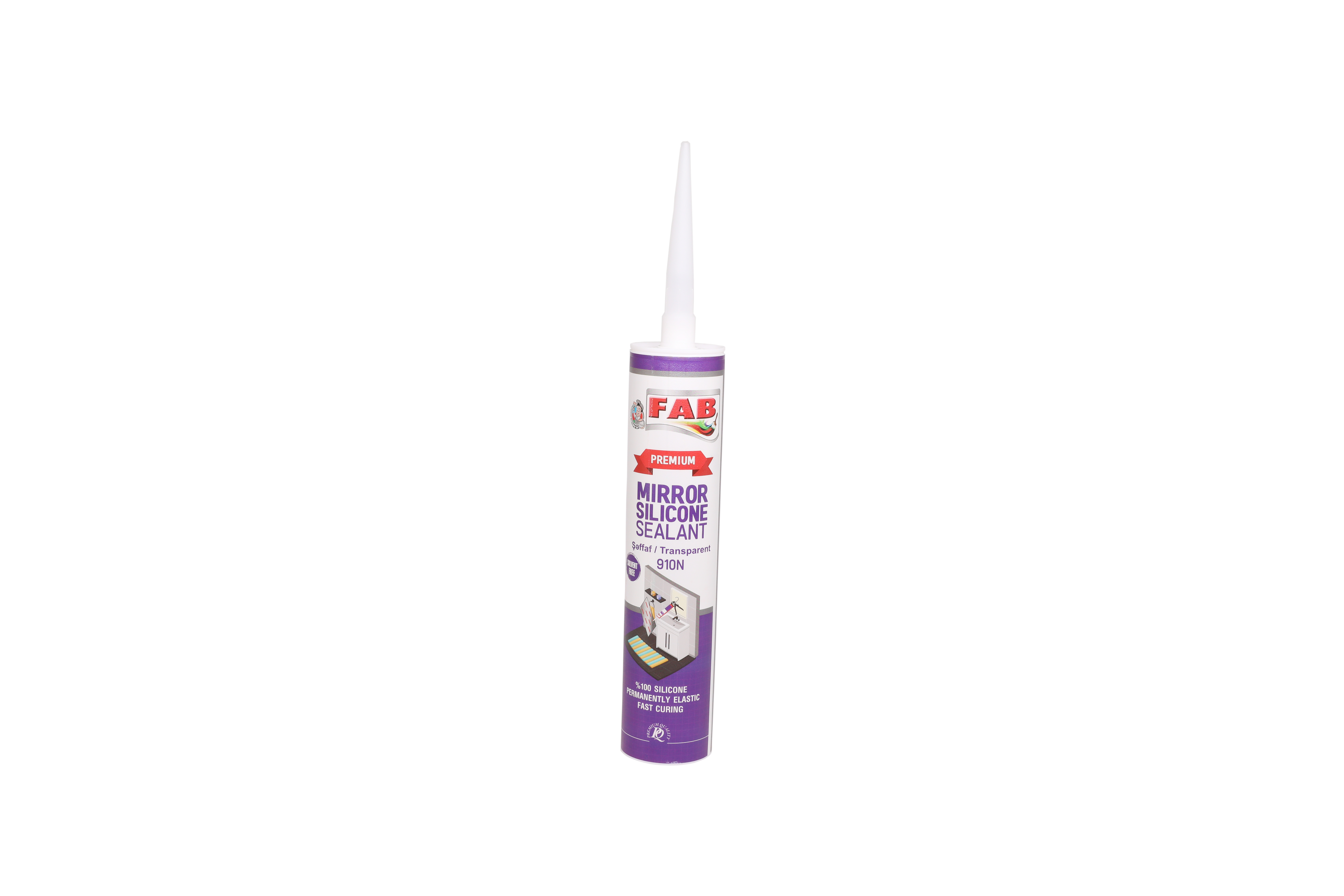 FAB 910N GÜZGÜ SİLİKON 310 ML ŞƏFFAF